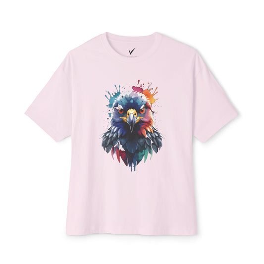 Colorful Eagle Graphic Unisex Oversized Boxy Tee