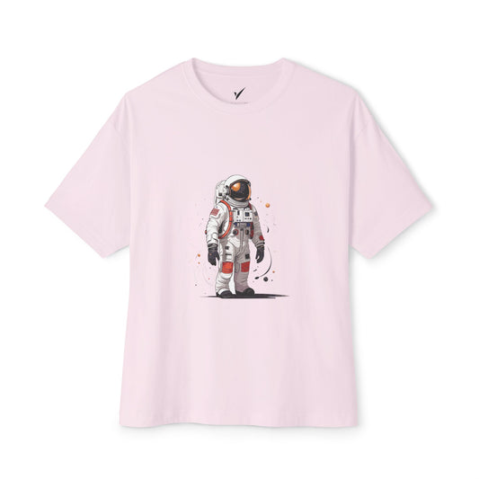 Astronaut Graphic Unisex Oversized Boxy Tee