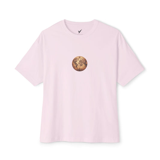 Earth Graphic Unisex Oversized Boxy Tee - Sustainable Fashion Statement